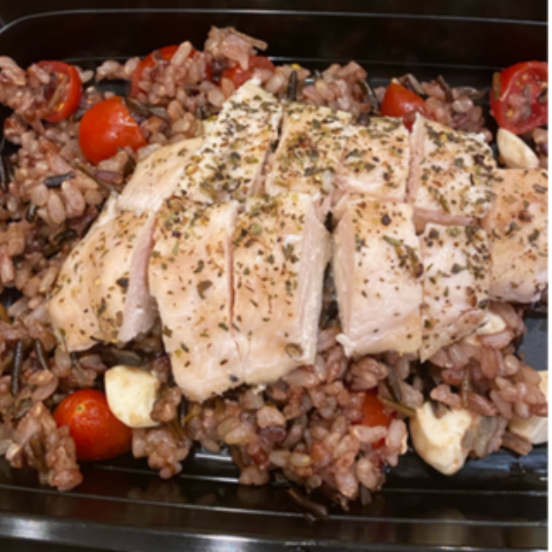 Herbs de Provence Chicken with Wild Rice Main Image